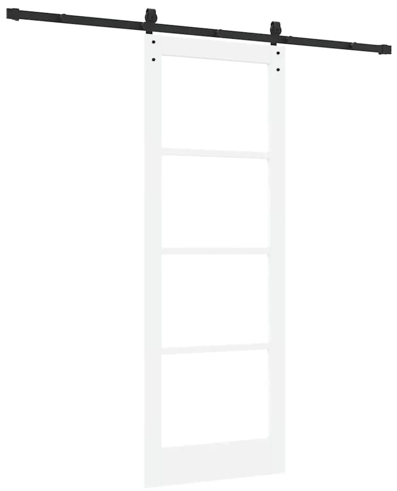 Porta Deslizante vidaXL com Conjunto de Ferragens 'ORKDAL'Branca 78x21