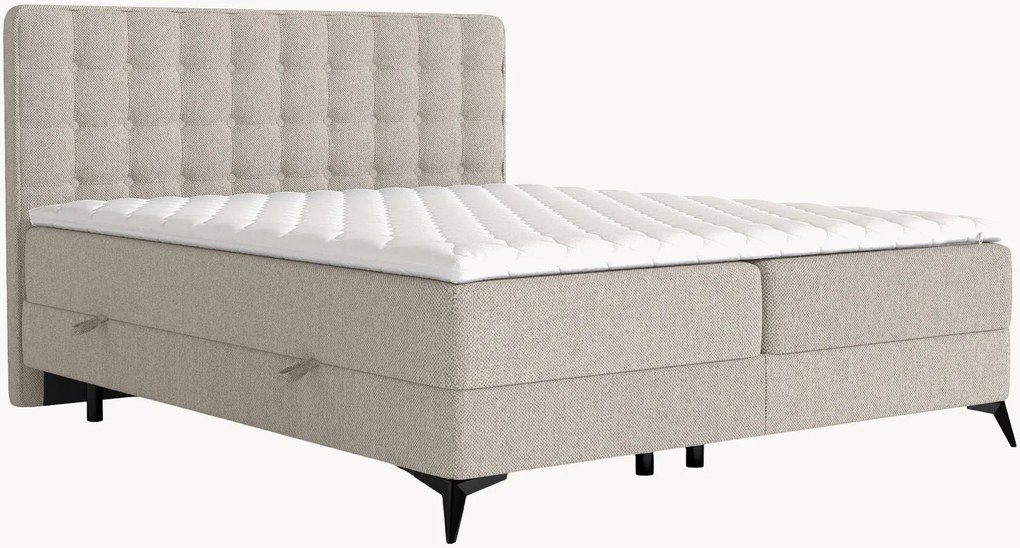 Cama divã artesanal com arrumação Annakie, H3