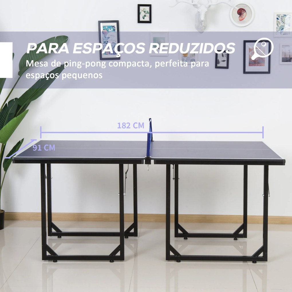 Mesa de Ping Pong Dobrável Mesa de Ping Pong Profissional com Rede e E