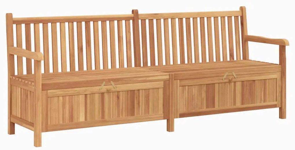 Banco de Armazenamento para Jardim Castanho 228 x 60 x 90 cm