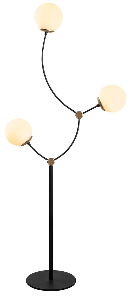 Candeeiro de Pé Kromozom – Preto e Branco – 65 x 30 cm