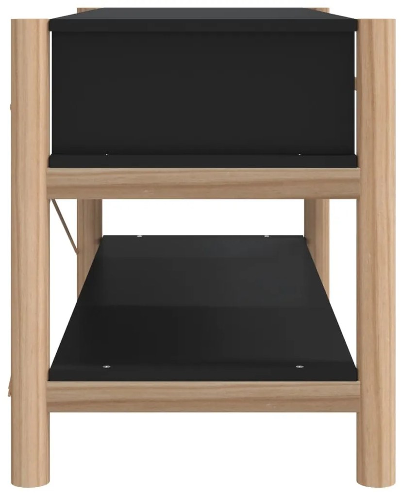 Móvel para TV 82x38x45 cm derivados de madeira preto