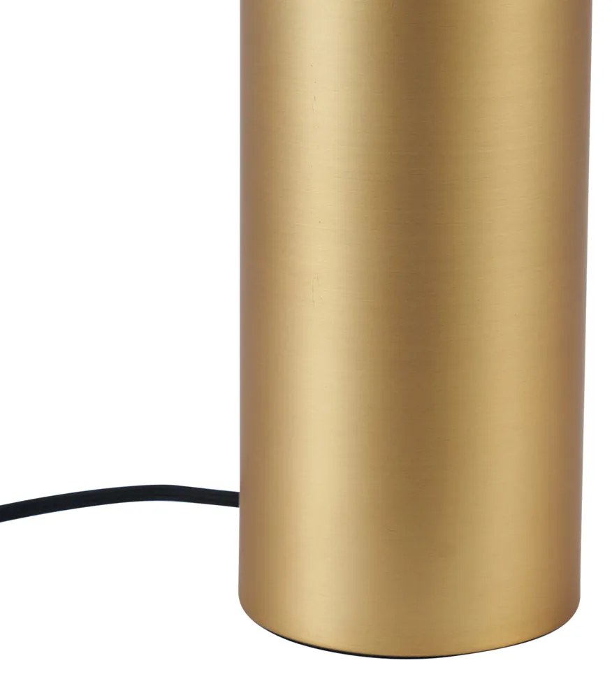 Candeeiro de mesa moderno latão 24cm - Cylinder Moderno
