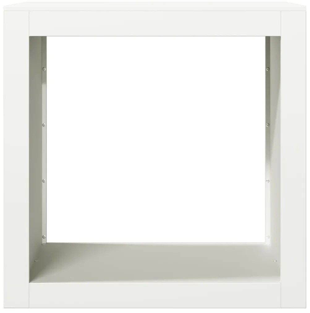 Suporte para lenha 60x40x60 cm aço branco