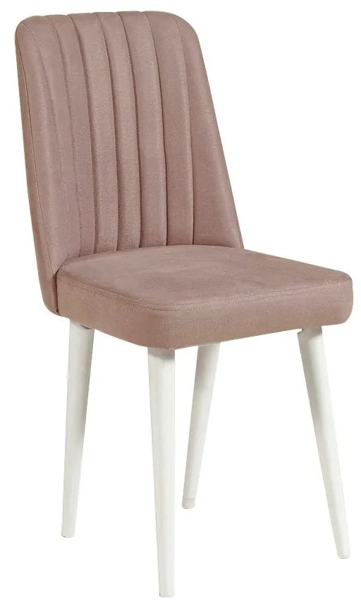 Conjunto de Mesa de Jantar Extensível Vina – Branco Pedra – Mesa: 129x