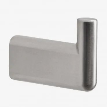 Cabide De Banho Em Aço Inoxidável Rovent Cinzento Escovado - Sklum