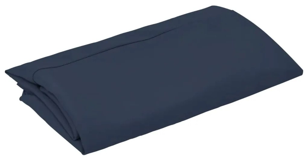 Tecido de substituição p/ guarda-sol cantilever 350 cm azul