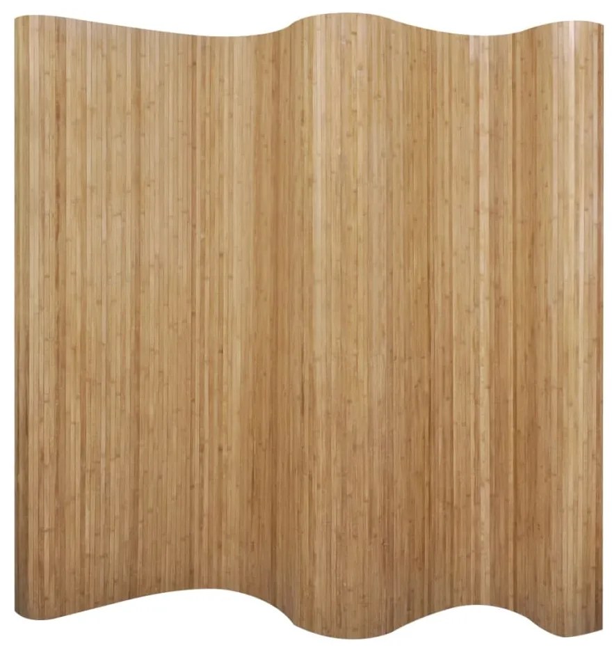 241668 vidaXL Biombo/divisória de sala 250x165 cm bambu natural