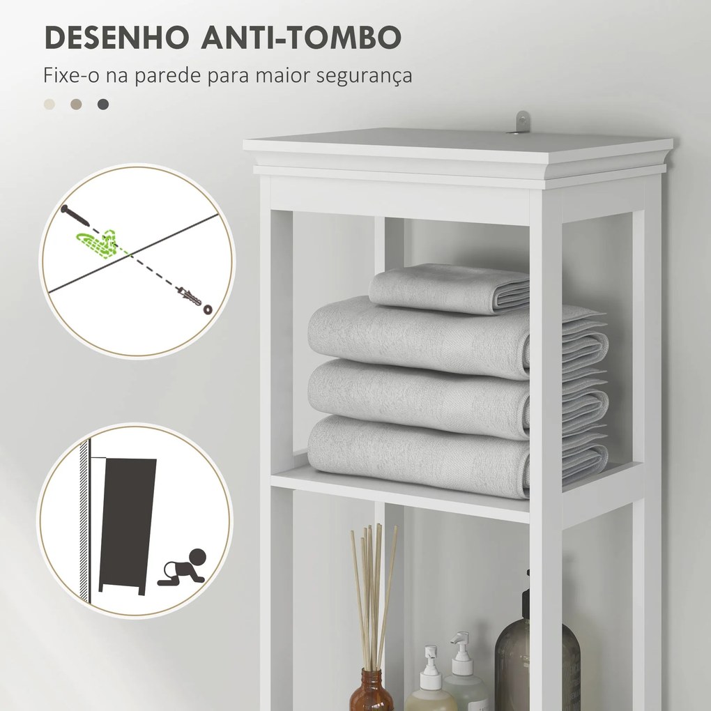 Armário Moderno – Modelo Tromsø – 40x30x165 – Armazenamento Vertical –
