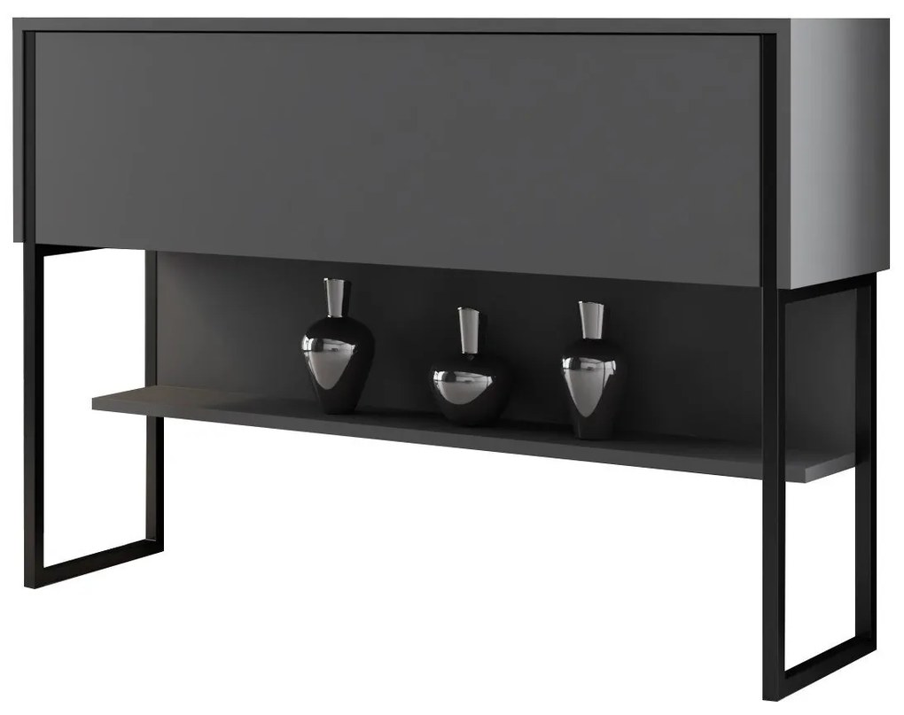 **** Cómoda Luxe – Preto Antracite – 120 cm x 80 cm x 30 cm
**