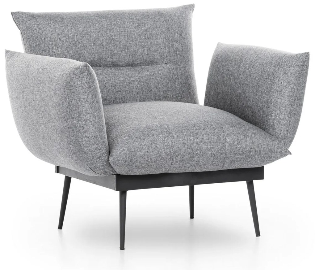 Conjunto de Mobiliário de Sala de Estar Milan – Nogueira/Preto – TV St