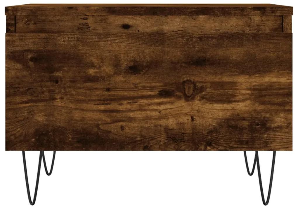 Mesa de centro 50x46x35 cm derivados de madeira carvalho fumado