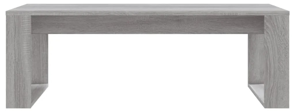Mesa de centro 102x50x35 cm derivados madeira cinzento sonoma