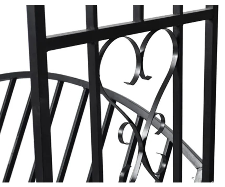 Arco para rosas com banco jardim