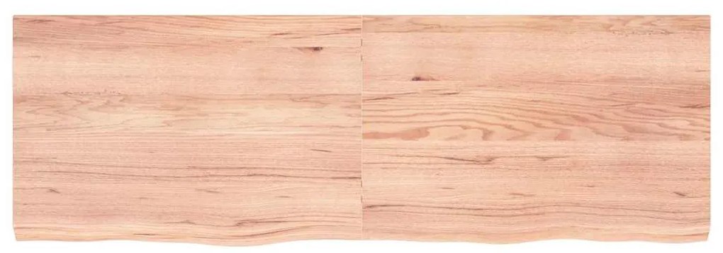 Prateleira de parede 180x60x(2-6) cm carvalho tratado castanho