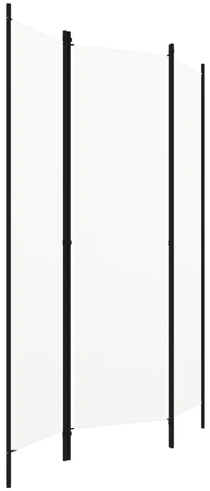 Divisória de quarto com 3 painéis 150x180 cm branco