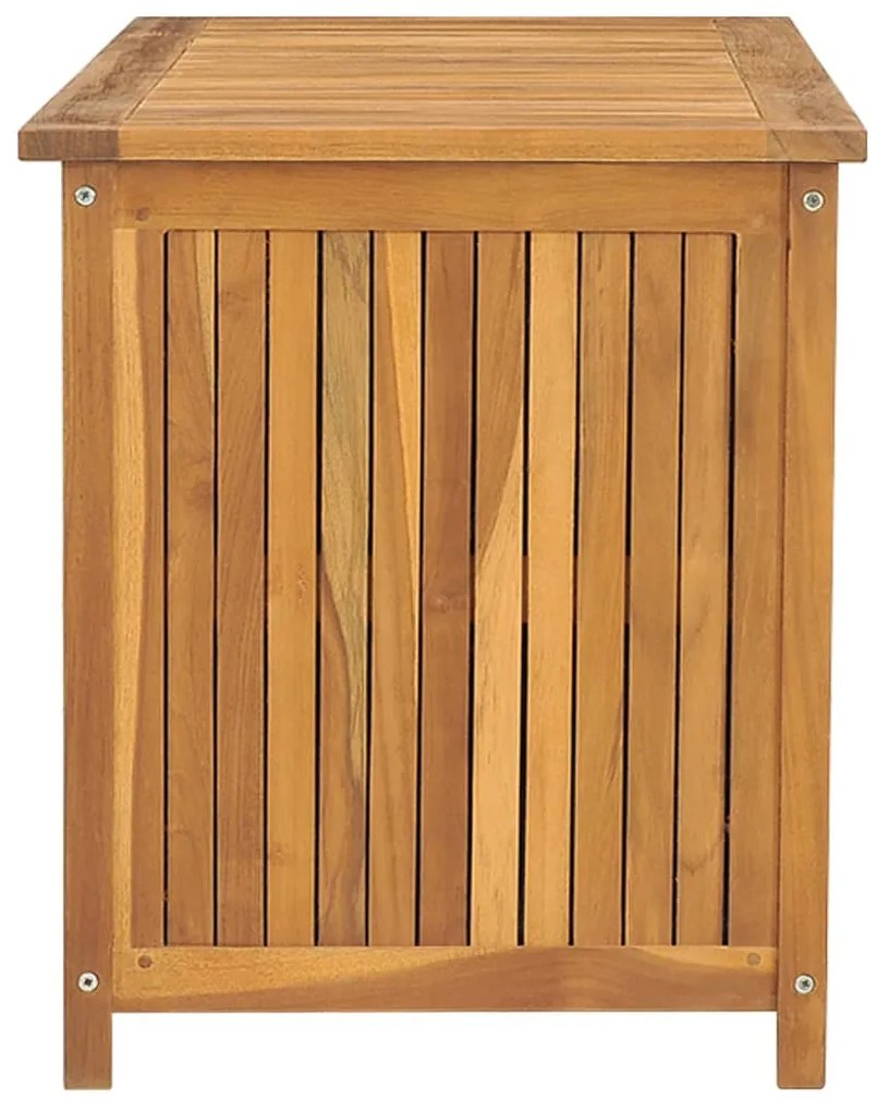 Caixa para jardim 114x50x58 cm madeira de teca maciça