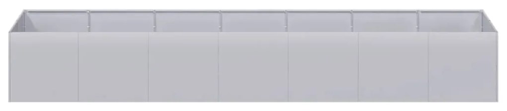 Vaso/floreira 280x80x40 cm aço galvanizado