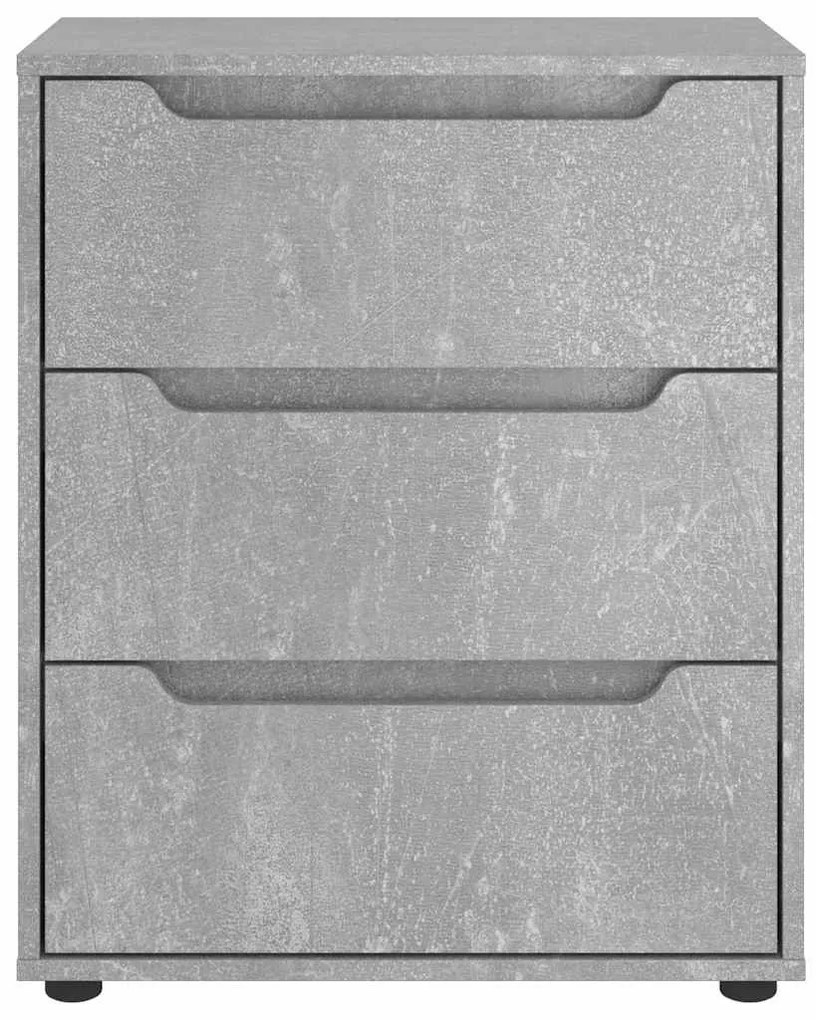 Aparador VISNES 60x40x73 cm concreto cinzento