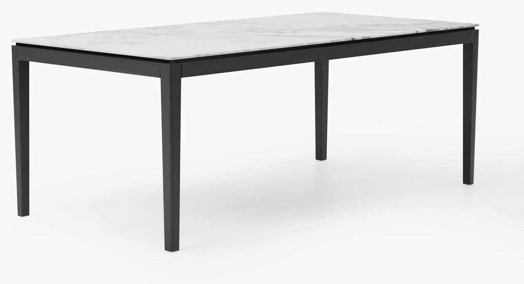 Mesa de jantar com tampo com aspeto de mármore Jackson, vários tamanhos