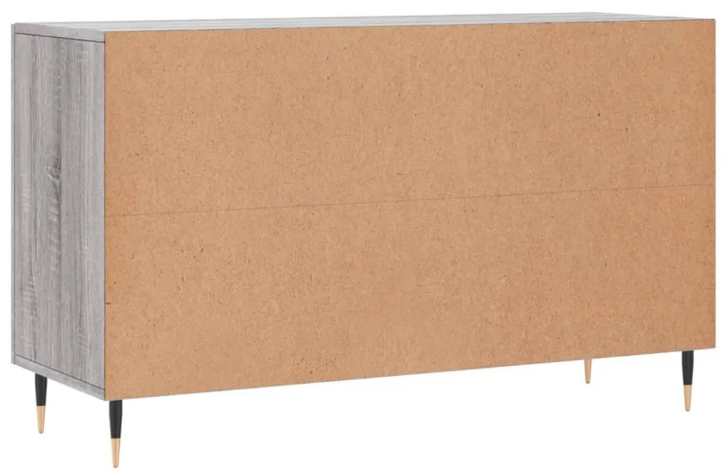 Aparador 100x36x60 cm derivados de madeira cinzento sonoma