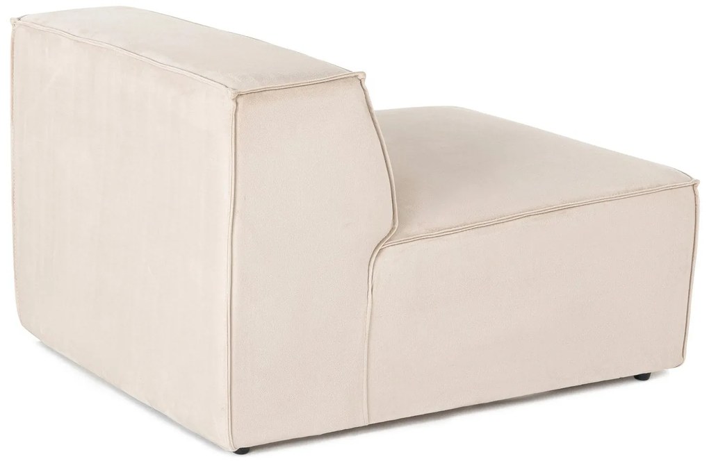 Sofá Individual Lora – Creme – Comprimento 83 cm x Largura 108 cm x Al