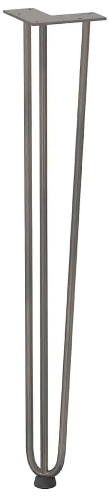 Pernas de grampo para mesas de console para mesa de console 4 peças Aç