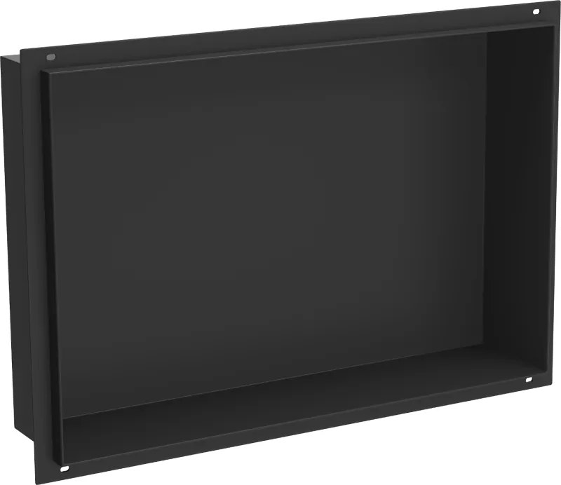 Mexen X-Wall-NR prateleira embutida sem flange 45 x 30 cm, preta - 1971453010