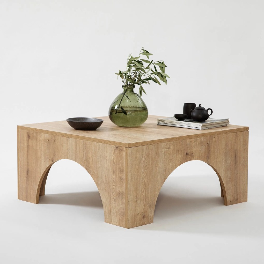 Mesa de Centro Collesium – Carvalho – 80x37x80 cm