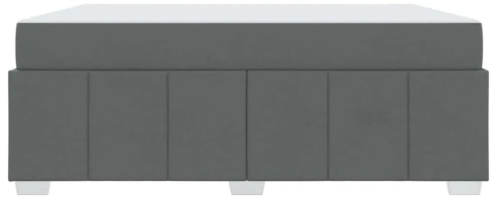Estrutura da Cama Cinzento escuro 180 x 200 cm tecido