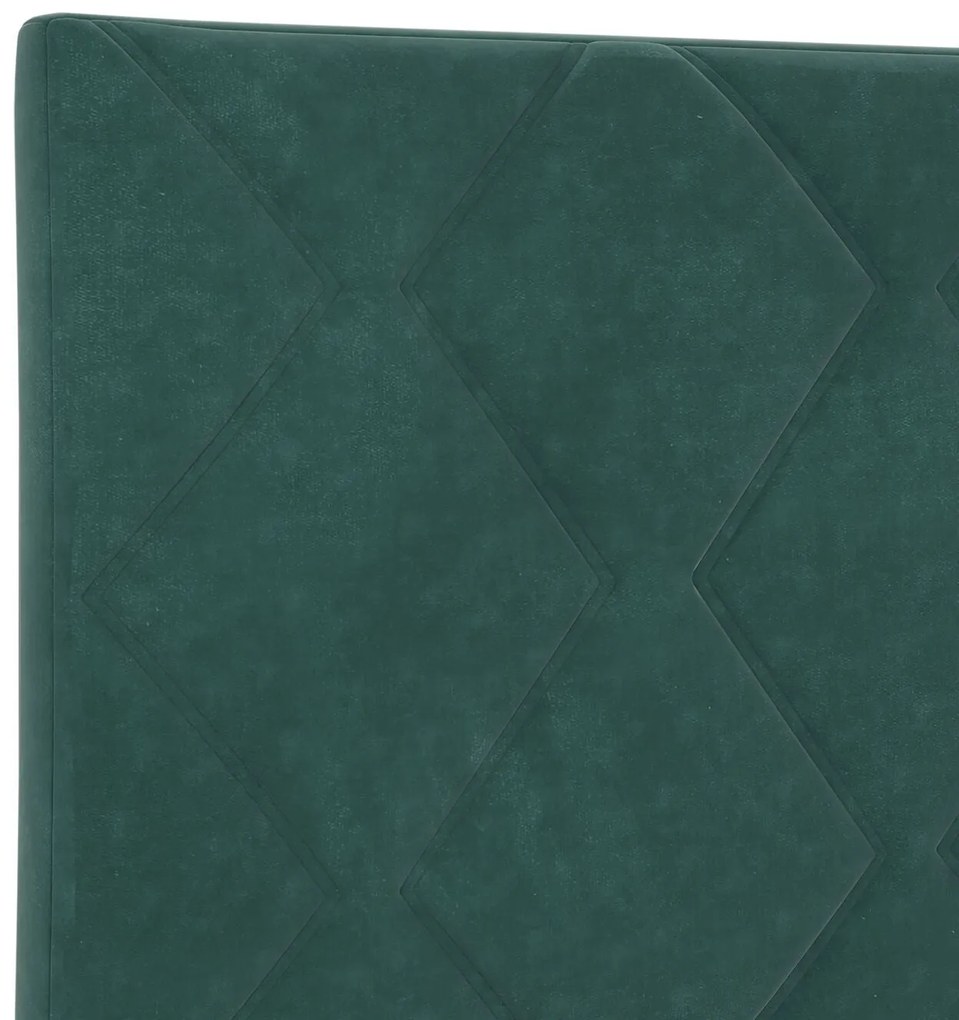 Estrutura de Cama vidaXL Verde Escuro 140x200 cm Veludo
