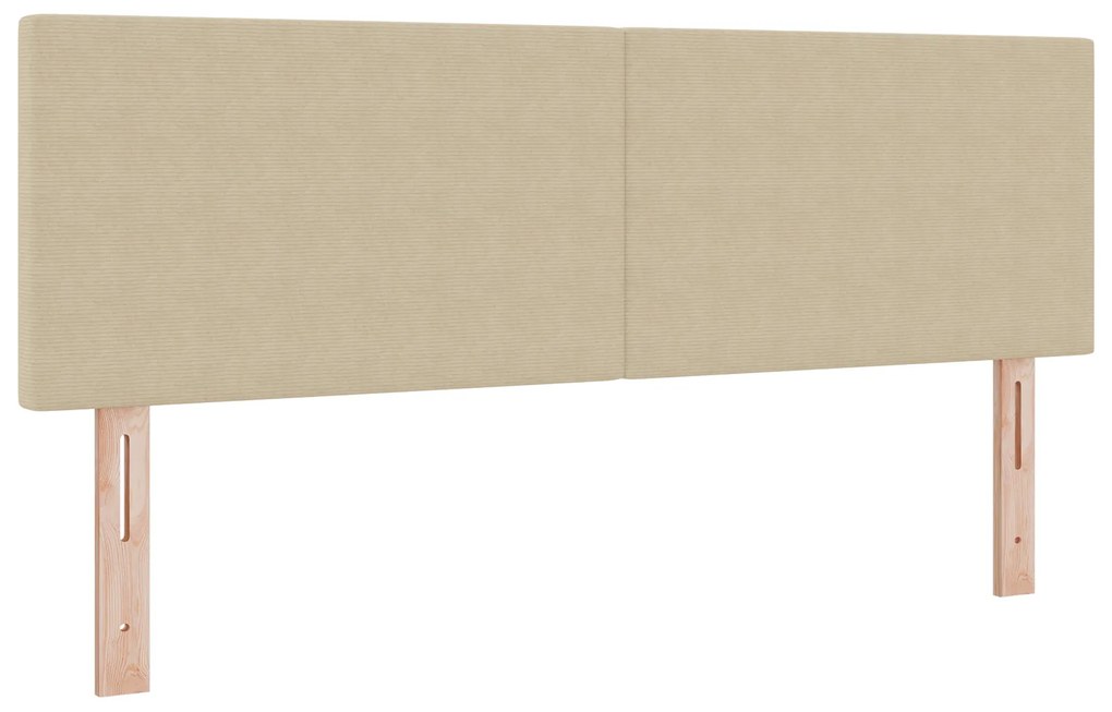 Cama Box Spring com Colchão Verde Claro Cinza 140x200 cm Tecido de Vel