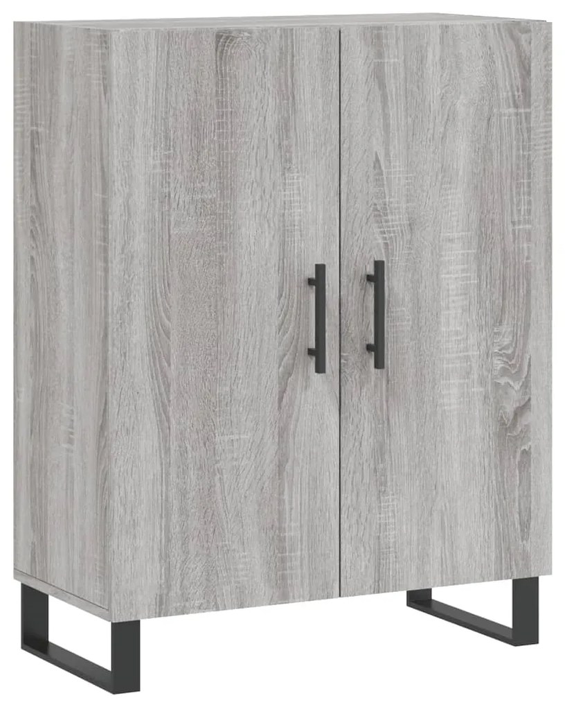 Armário alto 69,5x34x180 cm derivados de madeira sonoma cinza