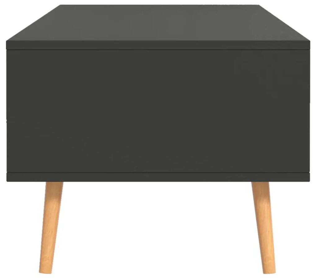 Mesa de centro 100x49,5x43 cm derivados de madeira cinza