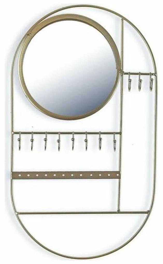 Expositor de Porta Versa Circle Espelho Metal (2,5 x 37 x 21,5 cm)