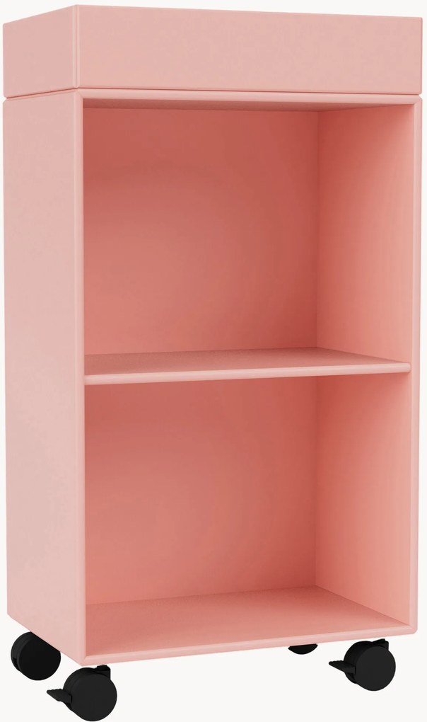 Armário de casa de banho artesanal com rodas Preppy