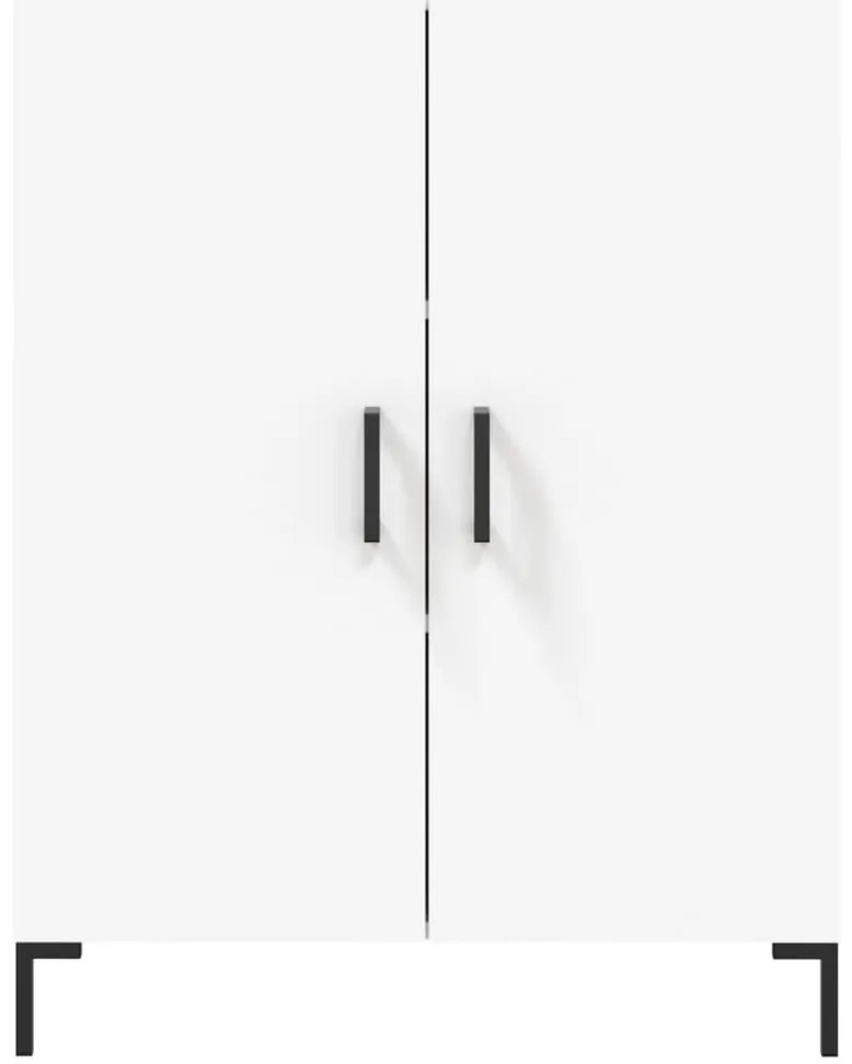Armário alto 69,5x34x180 cm derivados de madeira branco