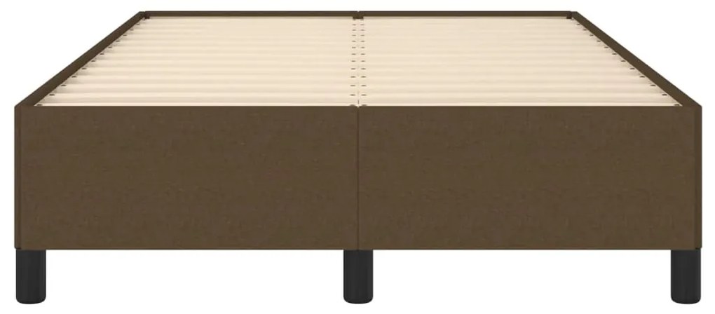 Estrutura de cama sem colchão 120x190cm castanho escuro