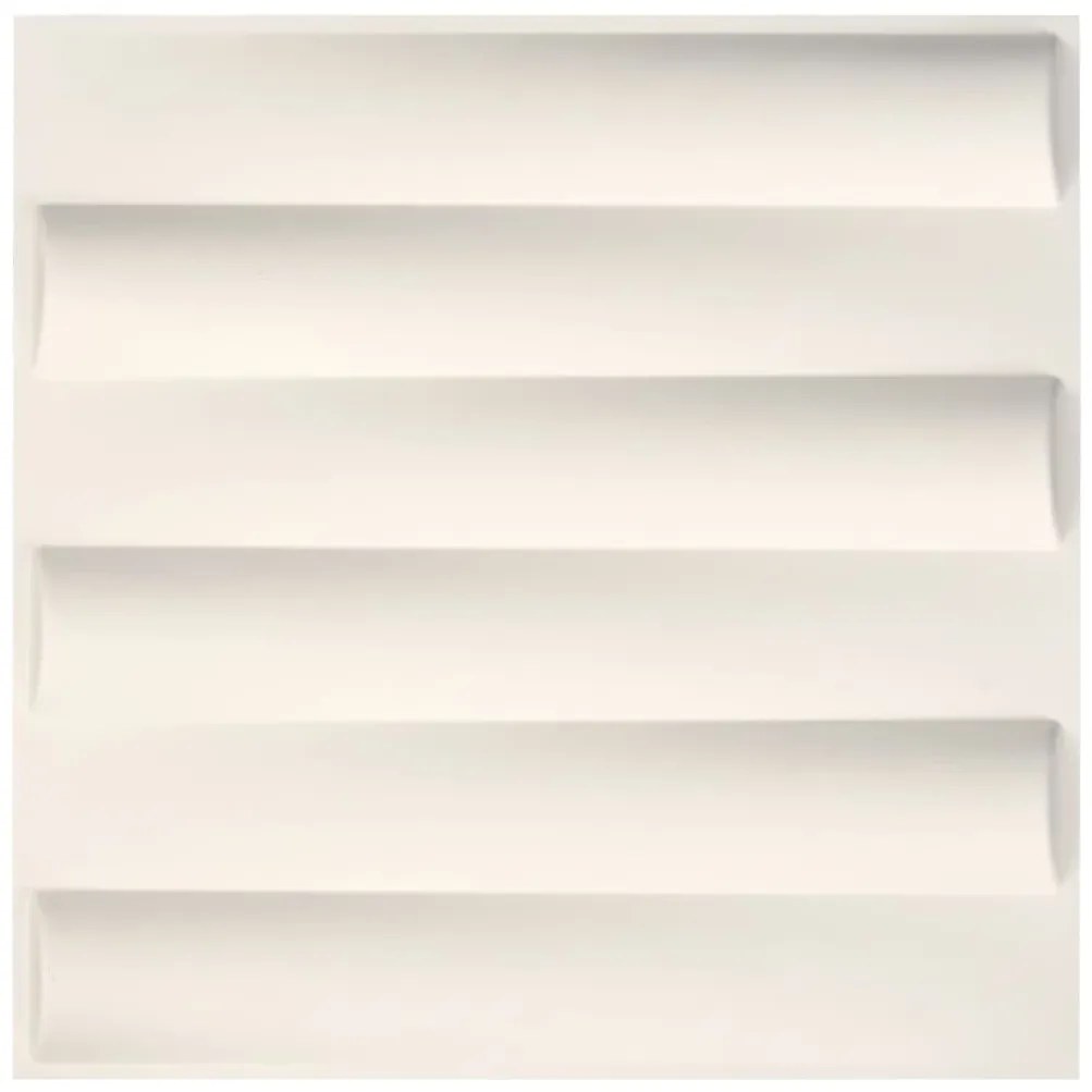 Painéis de parede 3D 24 pcs 0,5x0,5 m 6m²