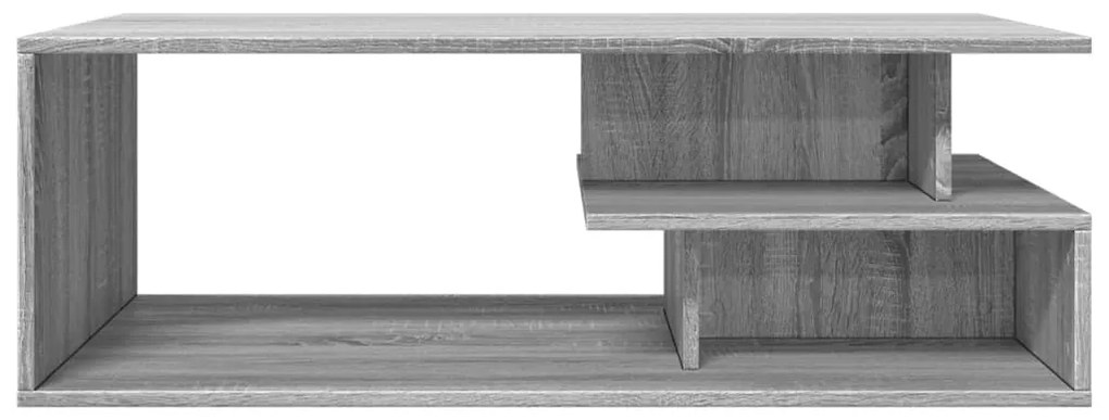 Mesa de centro 102x55x35 cm derivados madeira cinzento sonoma