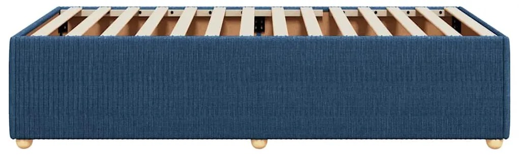 Estrutura de cama sem colchão 80x200 cm azul
