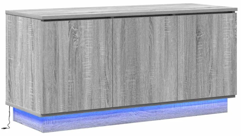 Gabinete para TV Cinzento Sonoma 100x38x49 cm Madeira engenheirada