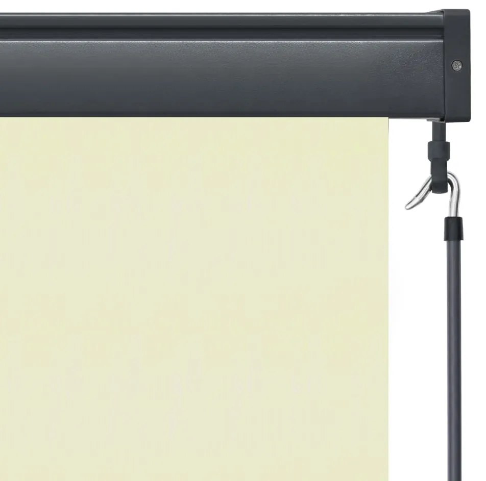 Estore de rolo para exterior 60x250 cm creme