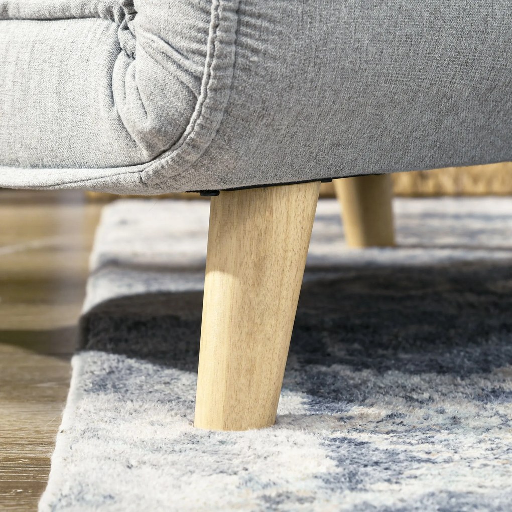 Poltrona Cama "Lund" – Sofá-Cama Individual Dobrável com Encosto Ajust
