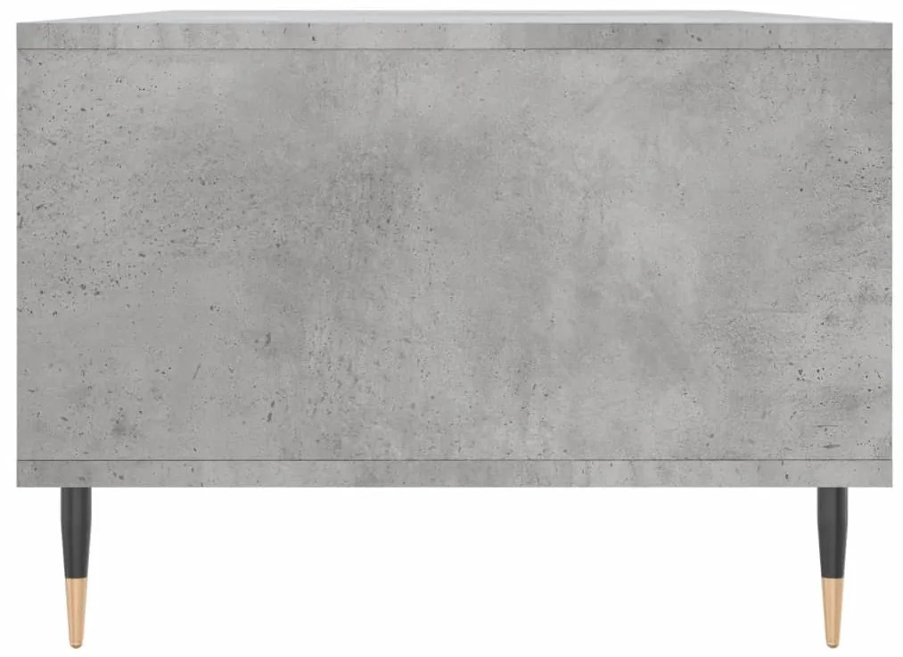 Mesa de centro 90x50x36,5 cm derivados madeira cinzento cimento