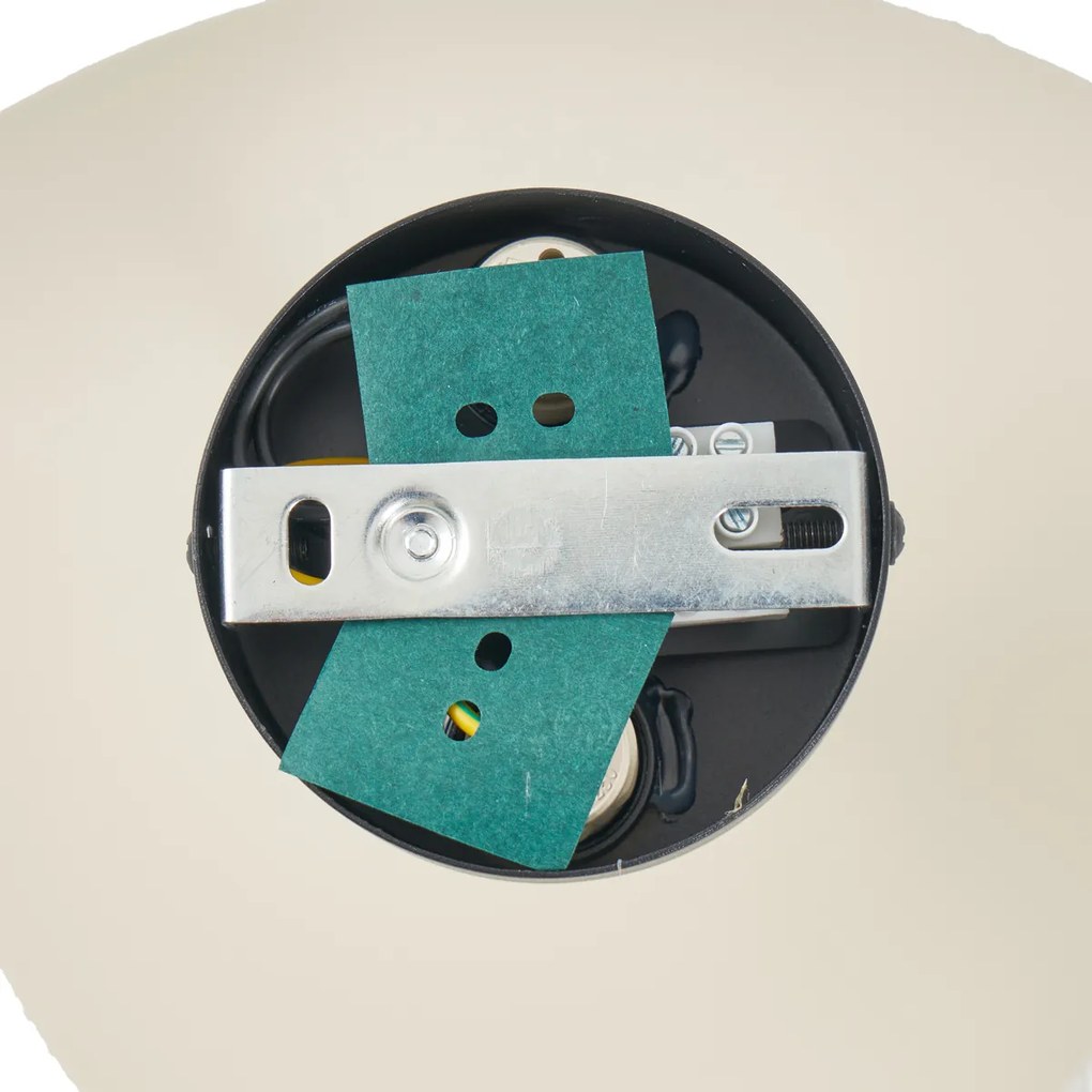 Candeeiro de parede de design bege orgânico 20 cm 2-luzes - Pulley