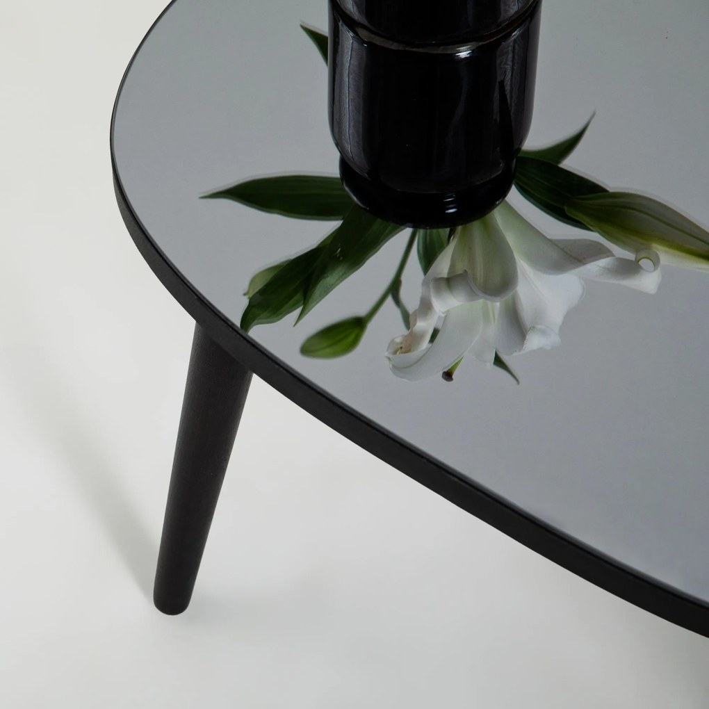 Mesa de Centro Gusto – Preto Fumado – 75x38x55 cm