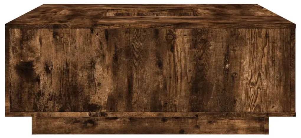 Mesa de centro 100x100x40 cm derivados madeira carvalho fumado