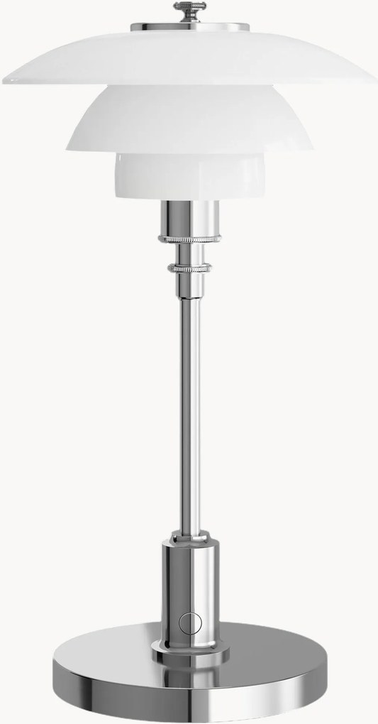 Candeeiro de mesa pequeno portátil e regulável artesanal PH 1/1