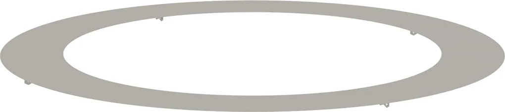 vidaXL adequado para Anéis de Árvore Planos 5 pcs Castanho Ø90 / 120 cm